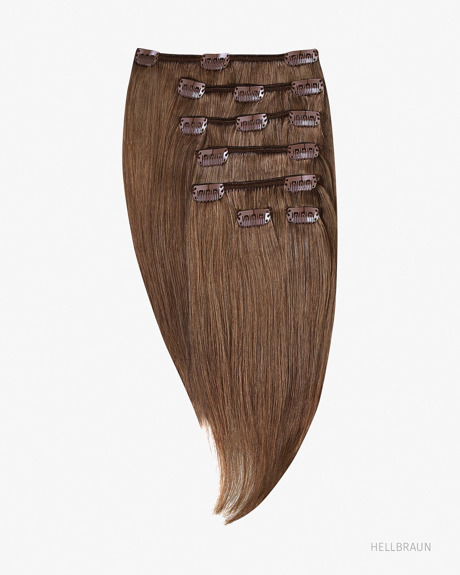 Clip In Extensions 25 CM Lang. Echthaar 70G LOCAHAIR®