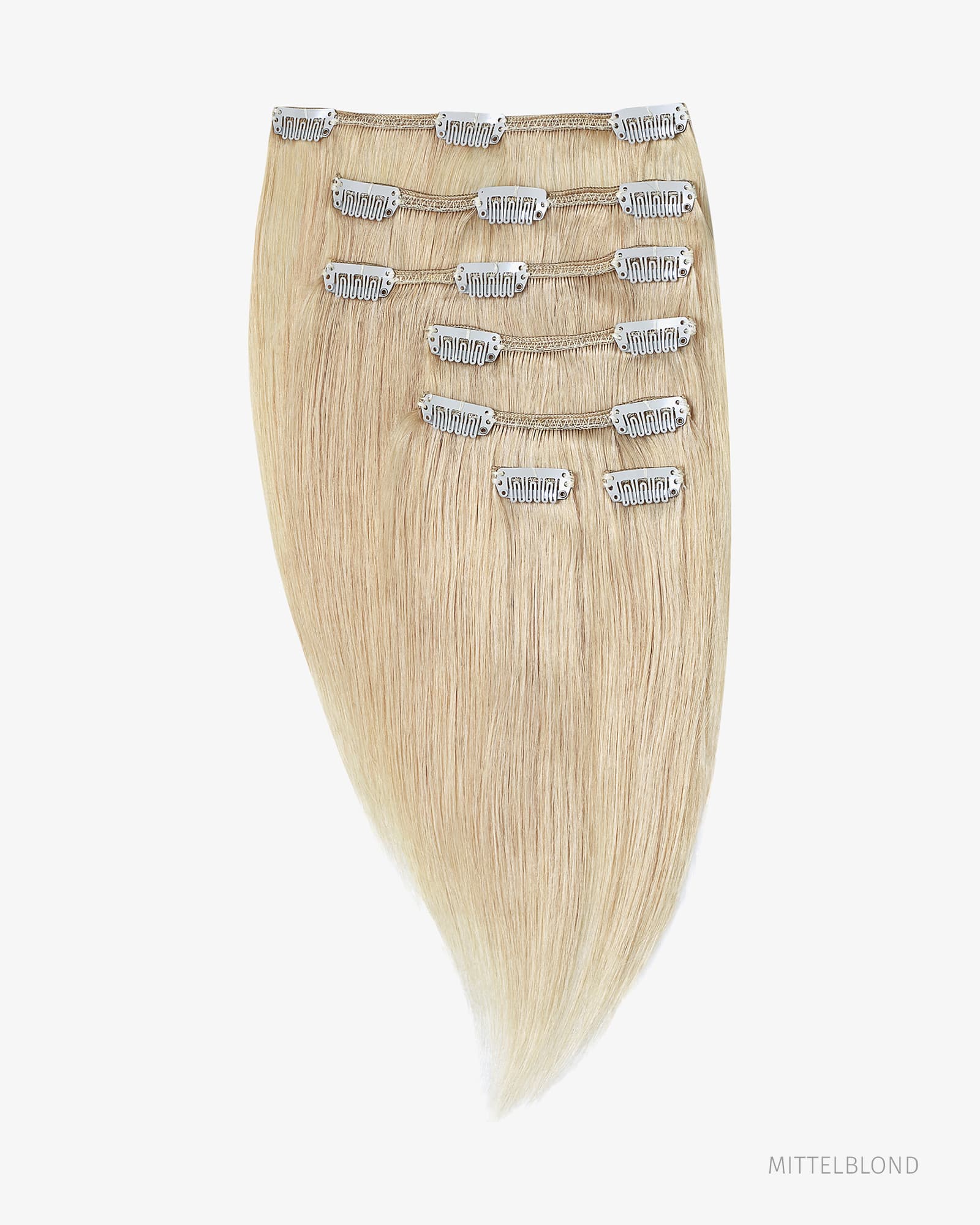 Clip In Extensions 25 CM Lang. Echthaar 70G LOCAHAIR®