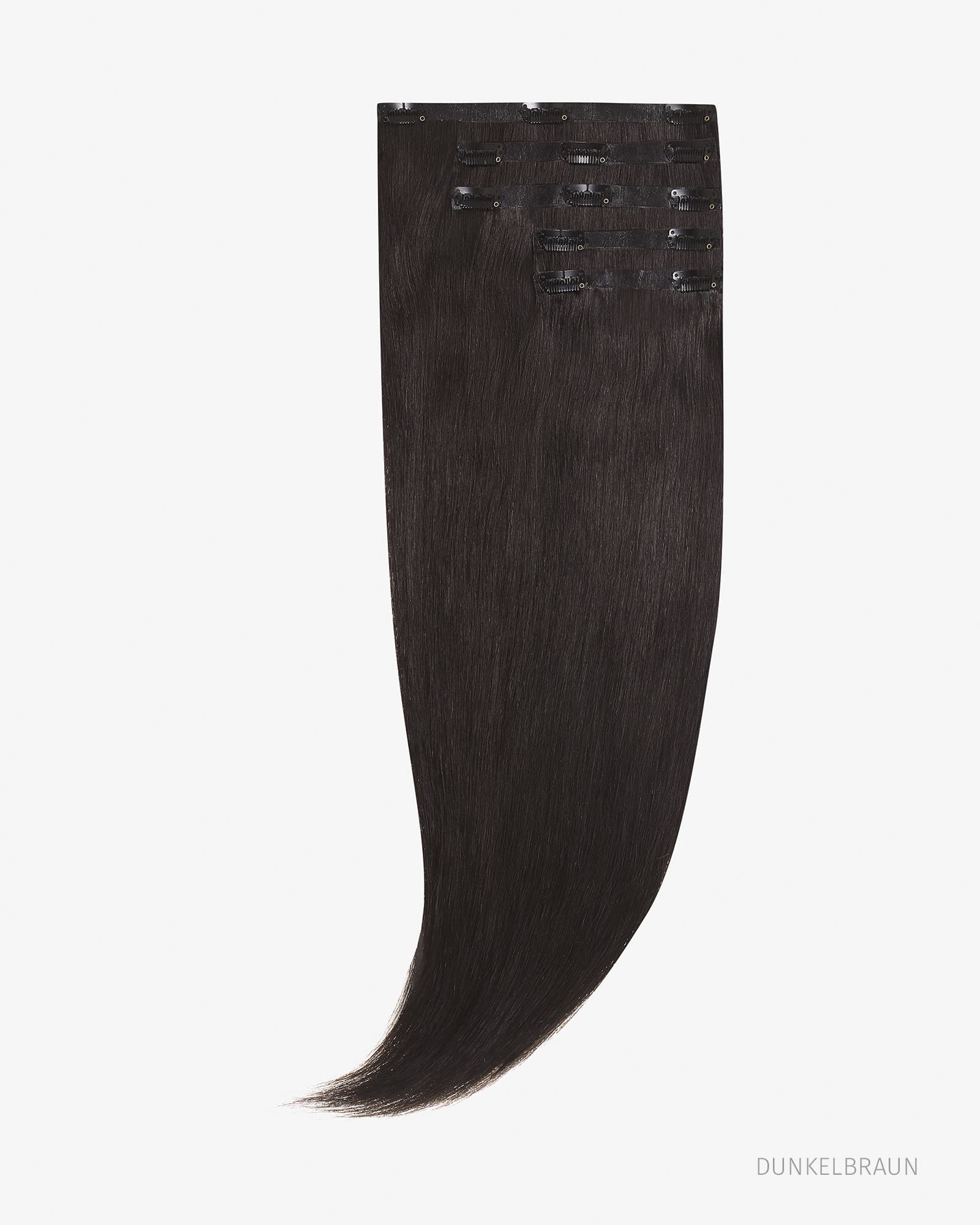 Nahtlose Clip In Extensions 55 CM. Echthaar 220G LOCAHAIR®