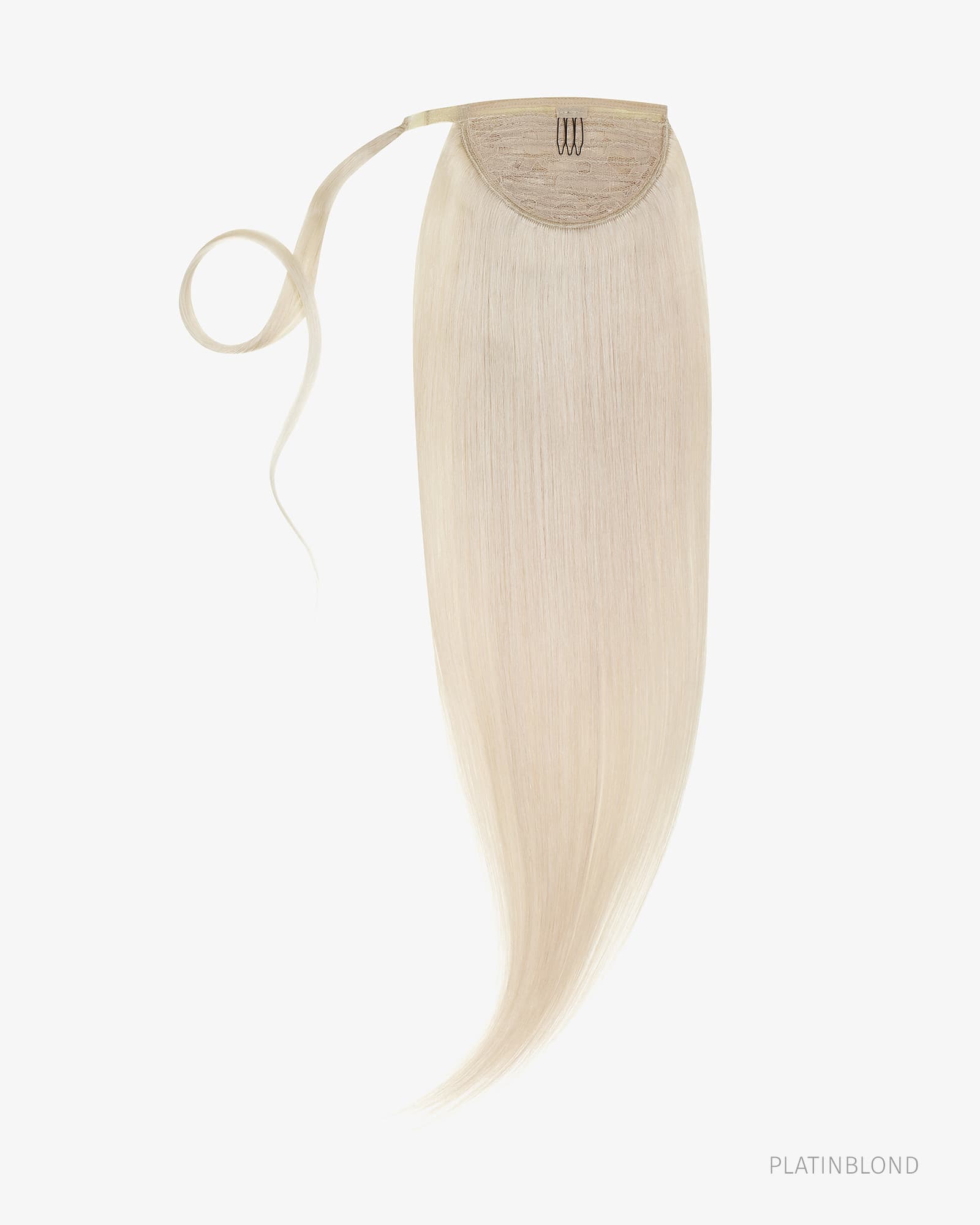 Pferdeschwanz-Verlängerung Mit Clip – 46 Cm Lockig / 51 Cm Glatt, Aus Synthetik, Für Sofort Mehr Volumen