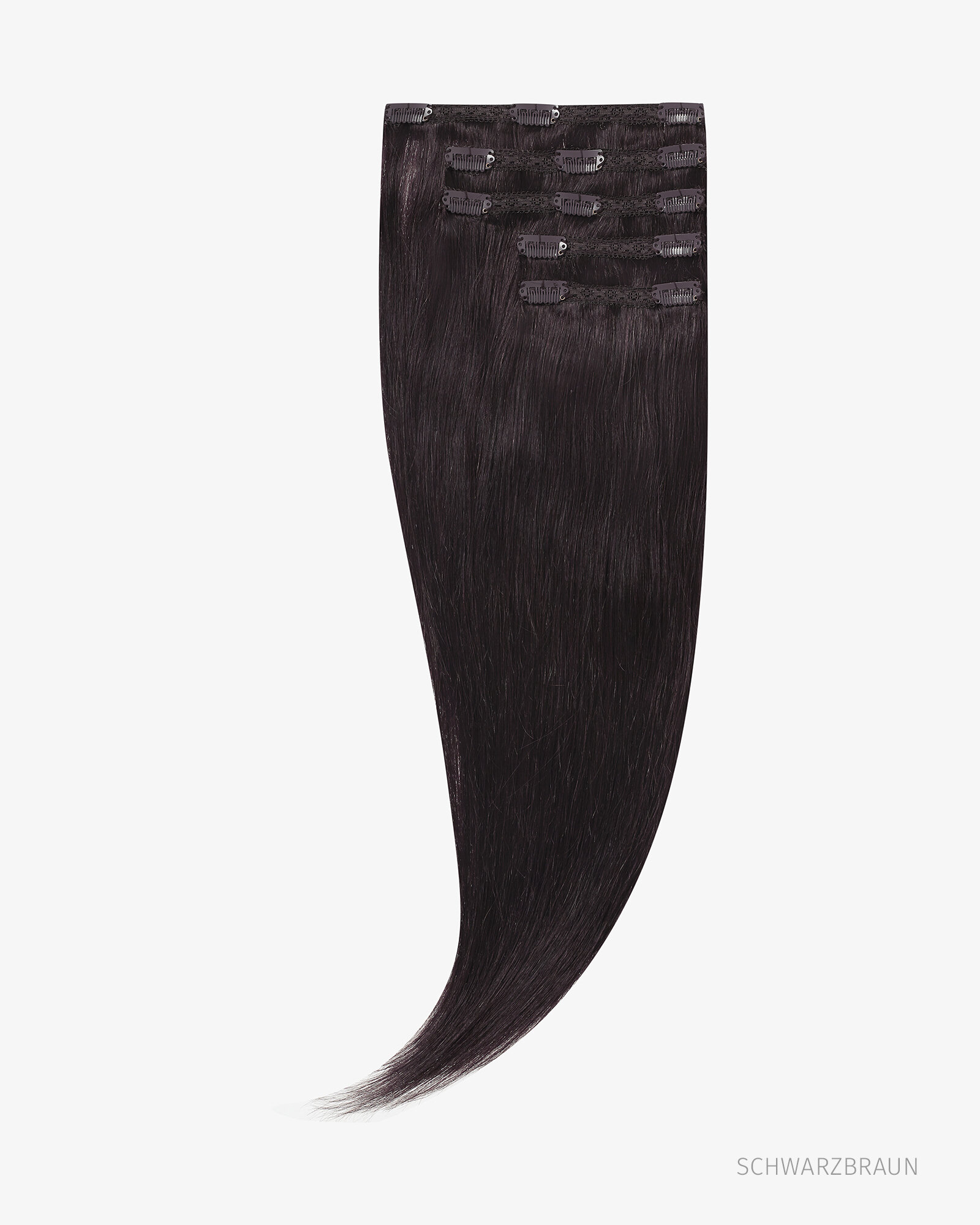Gute Clip In Extensions 55 CM 160G Echthaar Kaufen LOCAHAIR 