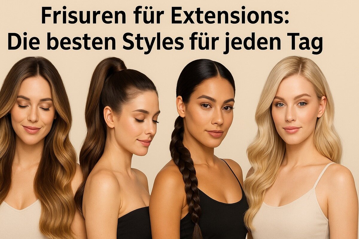 Frisuren für Extensions: Die besten Styles für jeden Tag